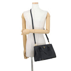 Prada Saffiano Galleria 2-Way Shoulder Bag Black — view 4