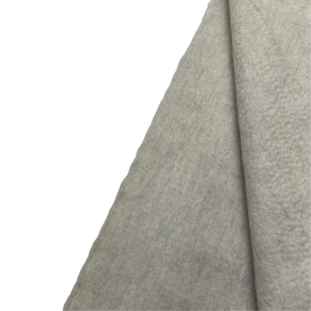 Hermes Scarf Unie Brodee Gray Cashmere Logo — view 8