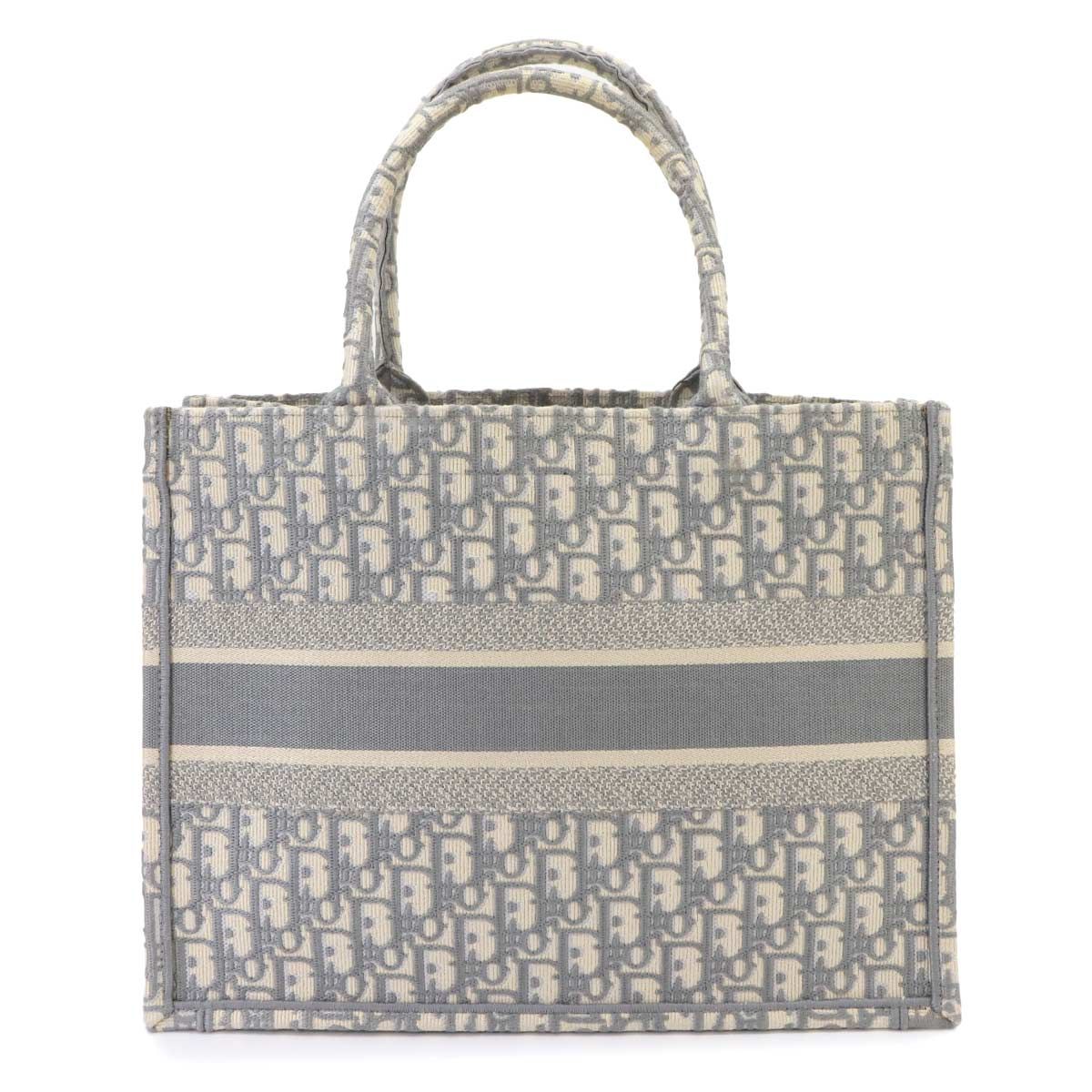 Dior Oblique Book Tote Bag Medium Canvas Gray — view 2