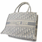 Dior Oblique Book Tote Bag Medium Canvas Gray — view 8