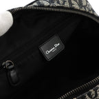 Dior Trotter Double Saddle Hand Bag Canvas Leather Black — view 7