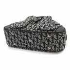 Dior Trotter Double Saddle Hand Bag Canvas Leather Black — view 4