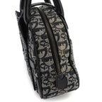 Dior Trotter Double Saddle Hand Bag Canvas Leather Black — view 8