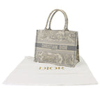 Dior Book Tote Bag Medium Toile de Jouy Canvas Gray — view 2