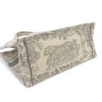 Dior Book Tote Bag Medium Toile de Jouy Canvas Gray — view 5
