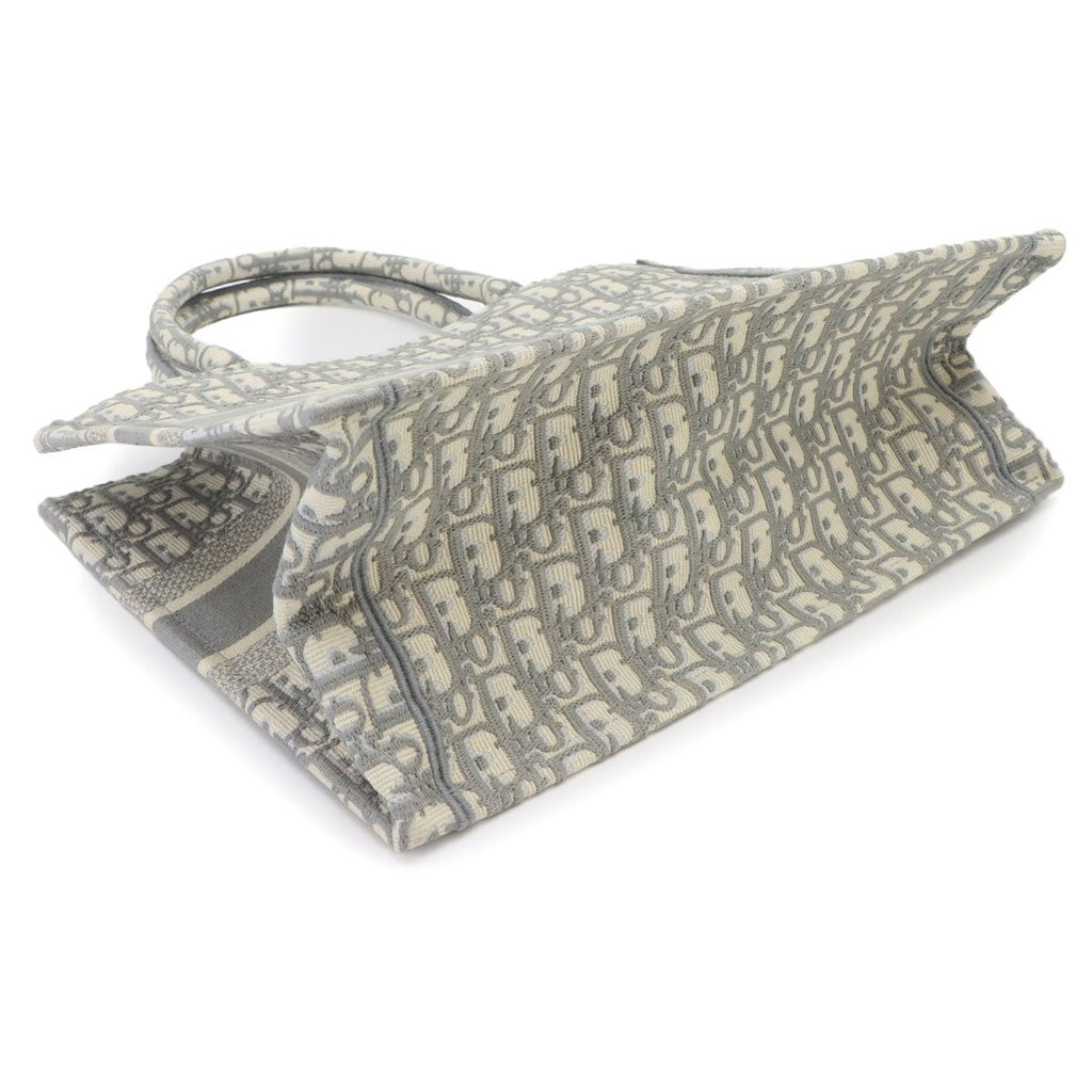 Dior Toile de Jouy Book Tote Bag Medium Canvas Gray — view 4