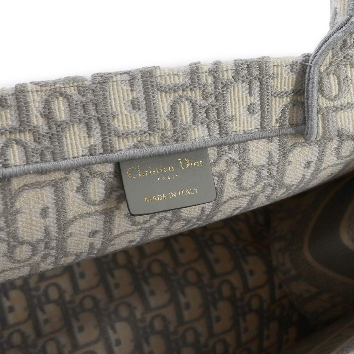 Dior Toile de Jouy Book Tote Bag Medium Canvas Gray — view 7
