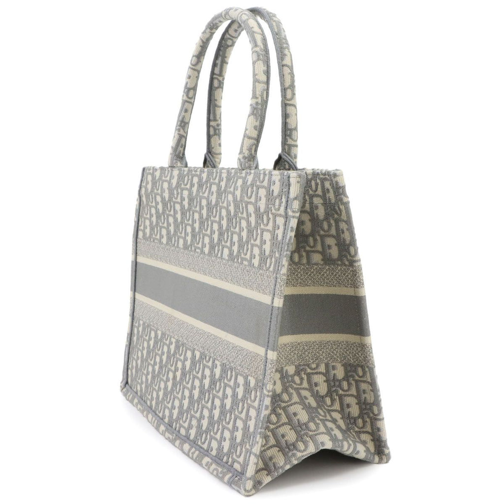 Dior Toile de Jouy Book Tote Bag Medium Canvas Gray — view 3