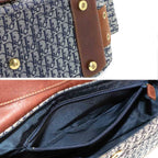 Dior Trotter Street Chic Bag Canvas Leather Navy — view 8
