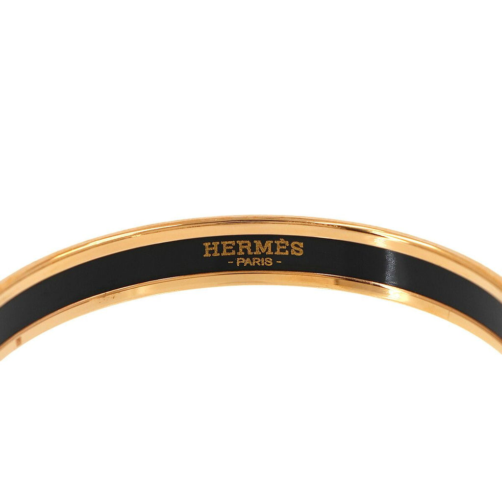 Hermes Fan Funny Ice Cream Bangle Bracelet Jasmine Rose Gold — view 4