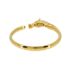 Hermes Cheval Horse Bangle Gold Bracelet — view 3