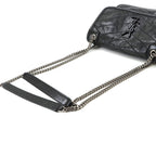 Saint Laurent Niki Baby Chain Shoulder Bag Leather Noir Silver — view 5