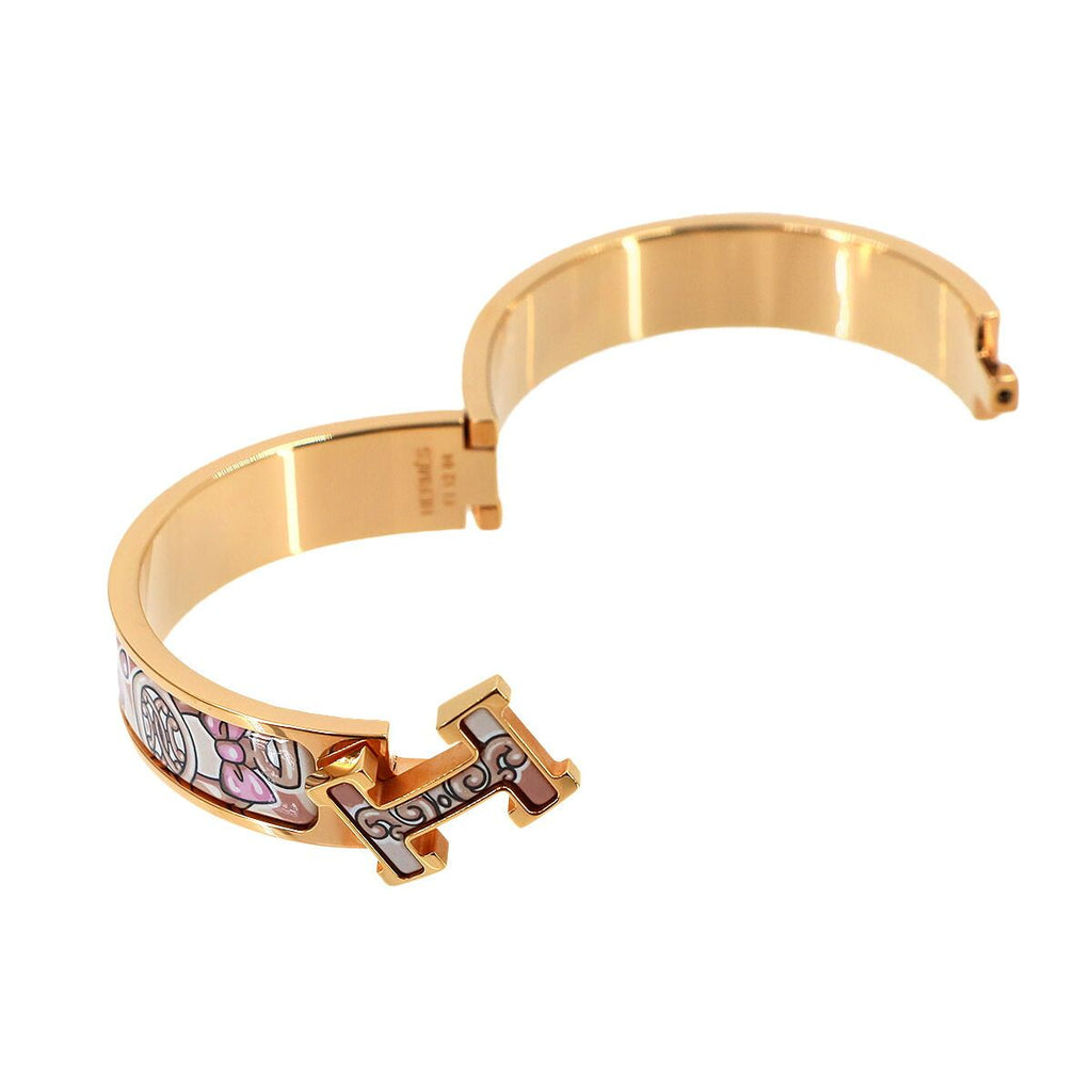 Hermes Clic H PM Candy Libris Bangle Orb Rose Gold Bracelet — view 5