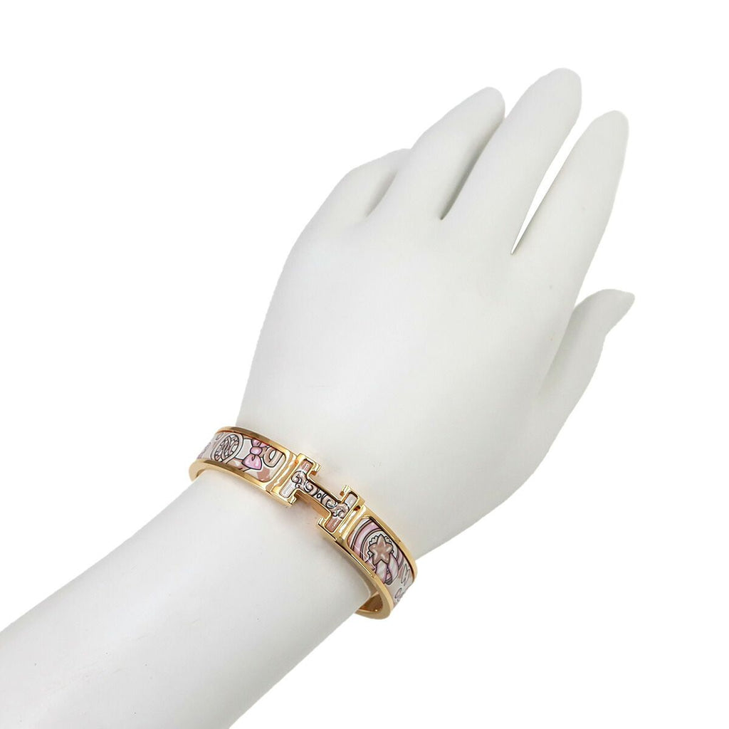 Hermes Clic H PM Candy Libris Bangle Orb Rose Gold Bracelet — view 7