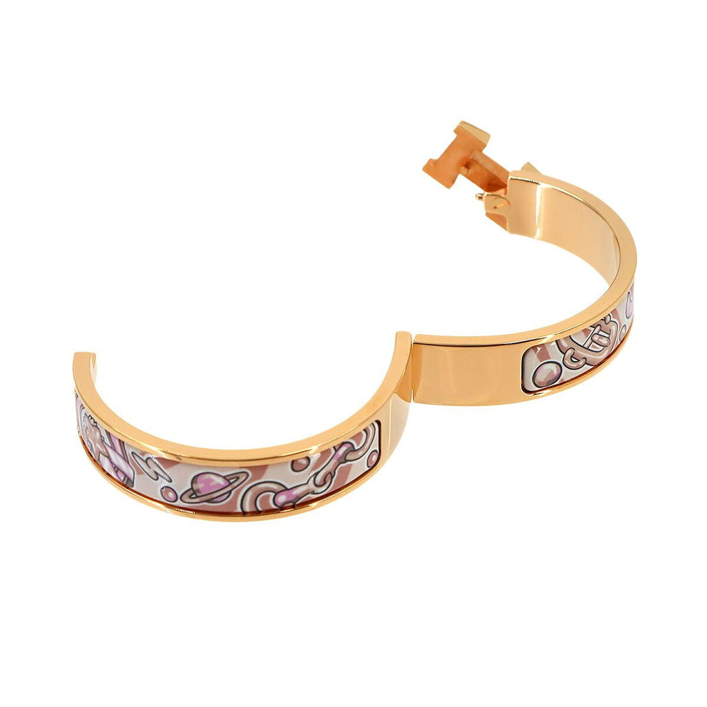 Hermes Clic H PM Candy Libris Bangle Orb Rose Gold Bracelet — view 4