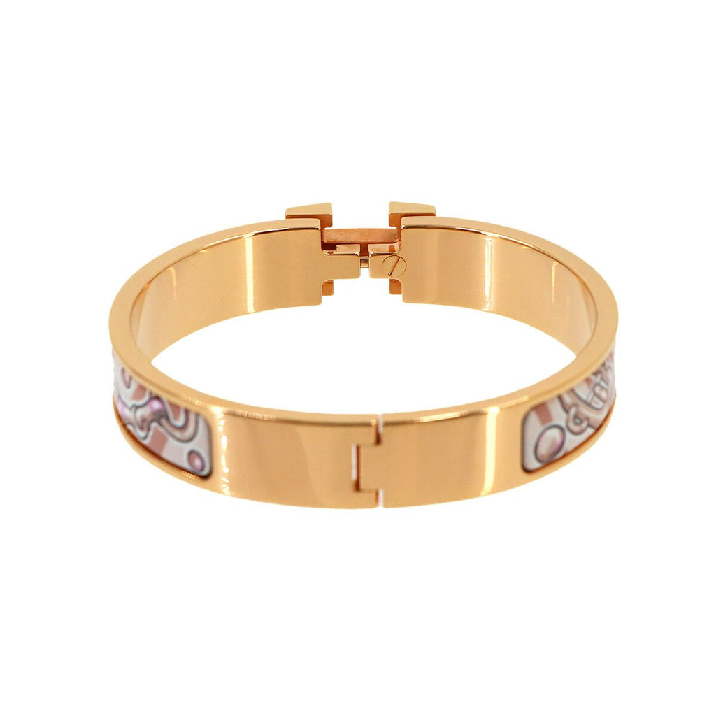 Hermes Clic H PM Candy Libris Bangle Orb Rose Gold Bracelet — view 3