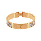 Hermes Clic H PM Candy Libris Bangle Orb Rose Gold Bracelet — view 3