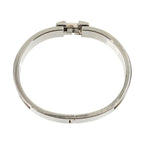 Hermes Clic H GM Bangle Black Silver Bracelet — view 4