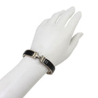 Hermes Clic H GM Bangle Black Silver Bracelet — view 7