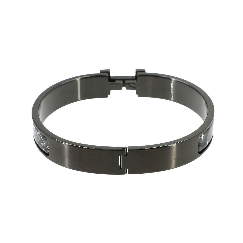 Hermes Clic HH T6 Bangle C'est la Fete Grand Classic So Black Bracelet — view 3