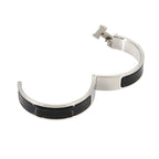Hermes Clic H PM Bangle Black Silver Bracelet — view 4