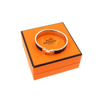 Hermes Clic H PM Bangle Black Silver Bracelet — view 2
