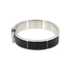 Hermes Clic H PM Bangle Black Silver Bracelet — view 3