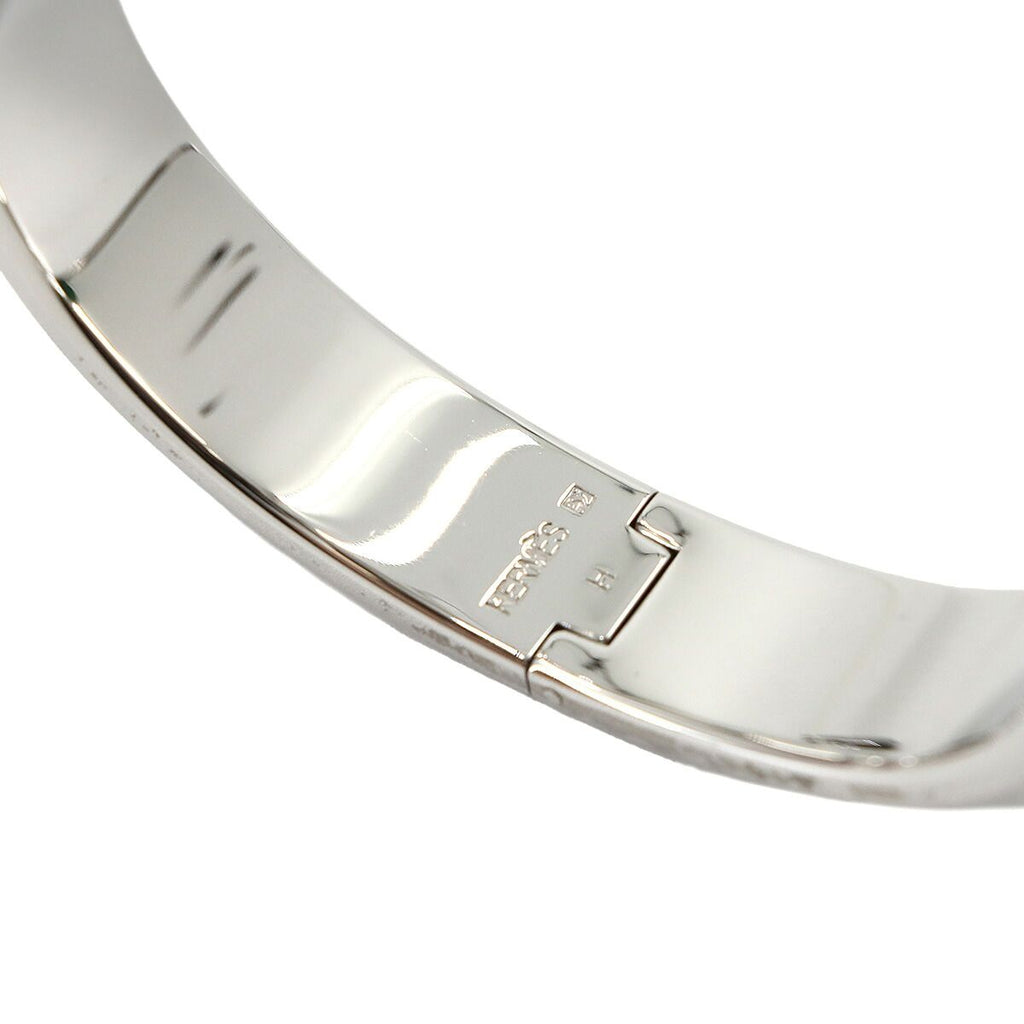 Hermes Clic H PM Bangle Black Silver Bracelet — view 6