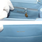 Chanel Kelly Hand Bag Lambskin Light Blue Gold Bag — view 7