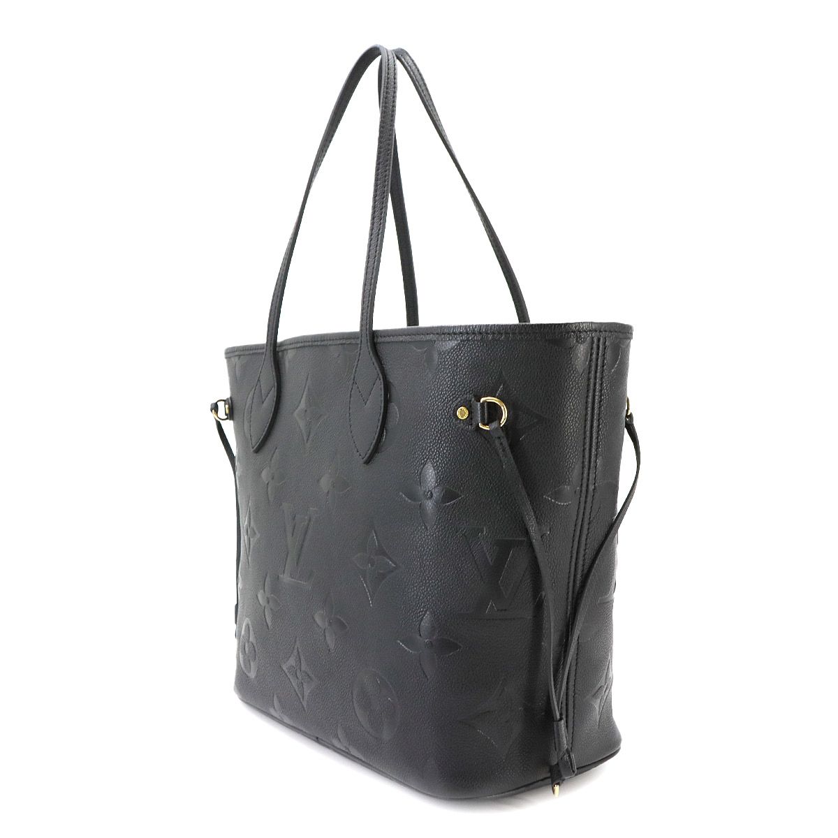 Louis Vuitton Monogram Empreinte Neverfull MM Tote Bag Leather Noir — view 4