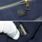 Louis Vuitton Monogram Empreinte Neverfull MM Tote Bag Leather Noir — view 8