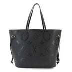 Louis Vuitton Monogram Empreinte Neverfull MM Tote Bag Leather Noir — view 3