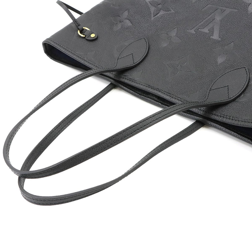Louis Vuitton Monogram Empreinte Neverfull MM Tote Bag Leather Noir — view 6