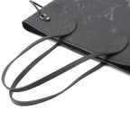 Louis Vuitton Monogram Empreinte Neverfull MM Tote Bag Leather Noir — view 6