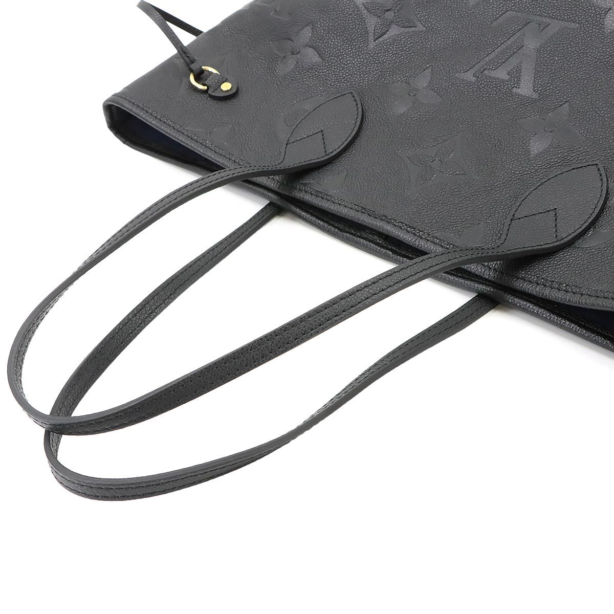 Louis Vuitton Monogram Empreinte Neverfull MM Tote Bag Leather Noir — view 6