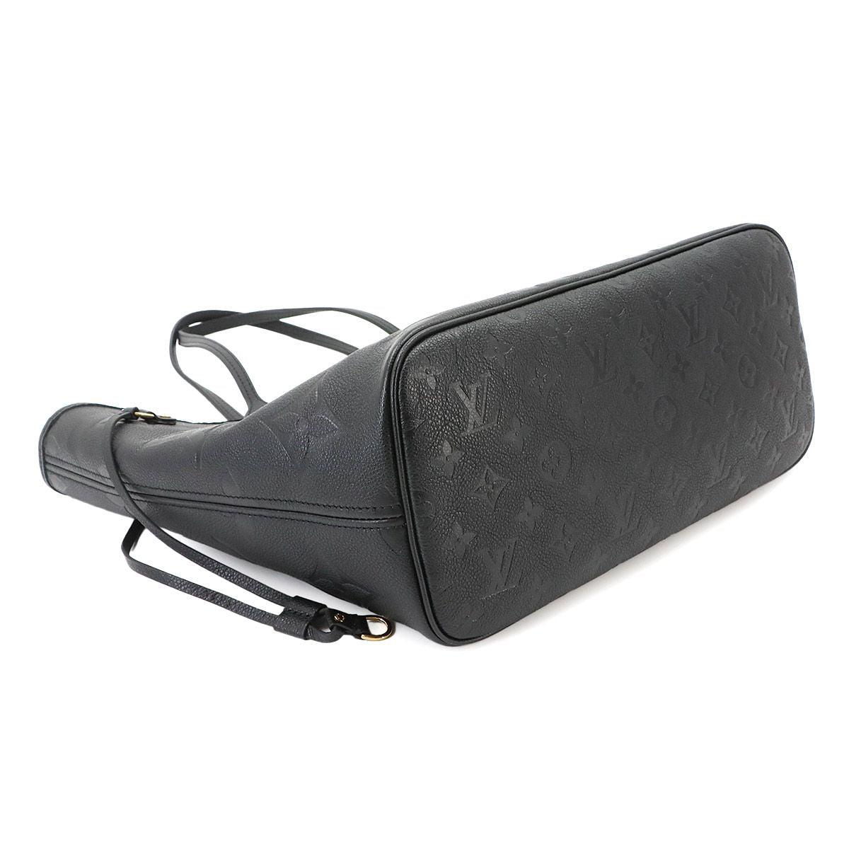 Louis Vuitton Monogram Empreinte Neverfull MM Tote Bag Leather Noir — view 5