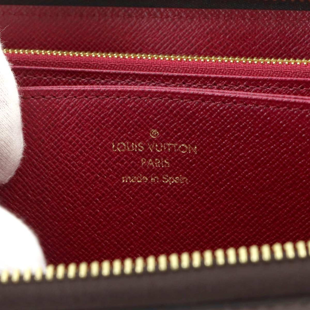 Louis Vuitton Monogram Zippy Wallet Zip Around Fuchsia — view 8