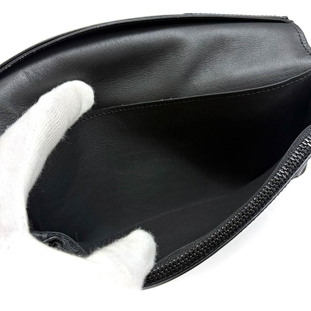 Louis Vuitton LV Aerogram Portefeuille Brazza NM Bifold Wallet Leather Noir — view 7