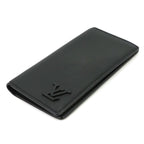 Louis Vuitton LV Aerogram Portefeuille Brazza NM Bifold Wallet Leather Noir — view 5