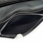 Louis Vuitton LV Aerogram Portefeuille Brazza NM Bifold Wallet Leather Noir — view 8