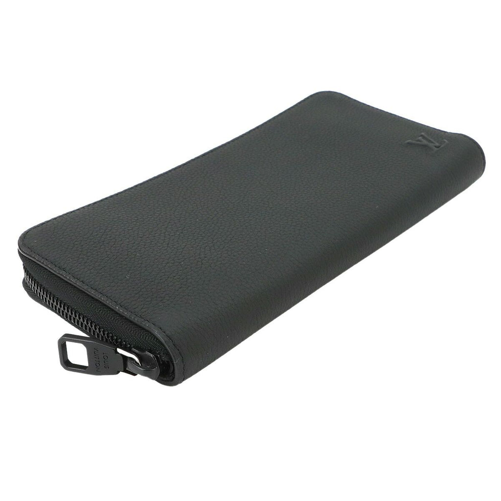 Louis Vuitton LV Aerogram Zippy Wallet Horizontal Noir Leather — view 4