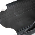 Louis Vuitton LV Aerogram Zippy Wallet Horizontal Noir Leather — view 8