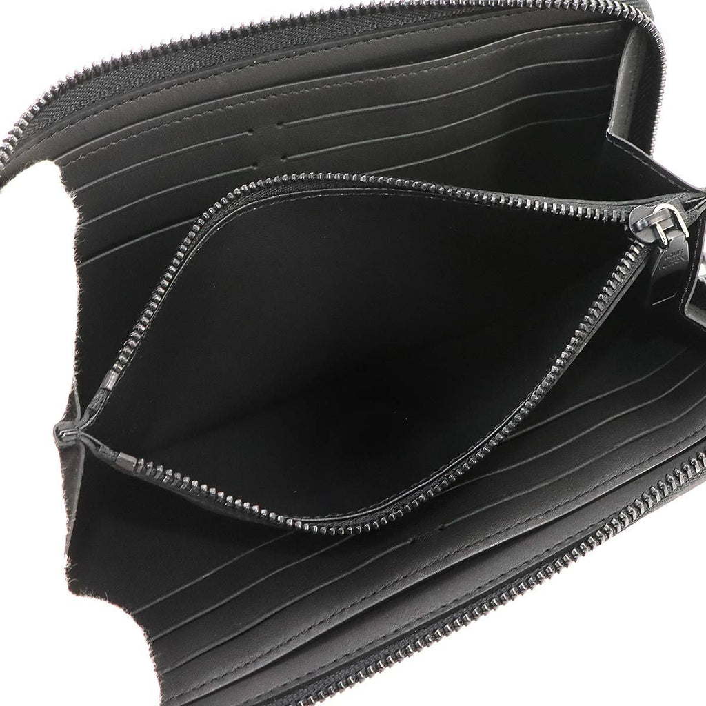 Louis Vuitton LV Aerogram Zippy Wallet Horizontal Noir Leather — view 7
