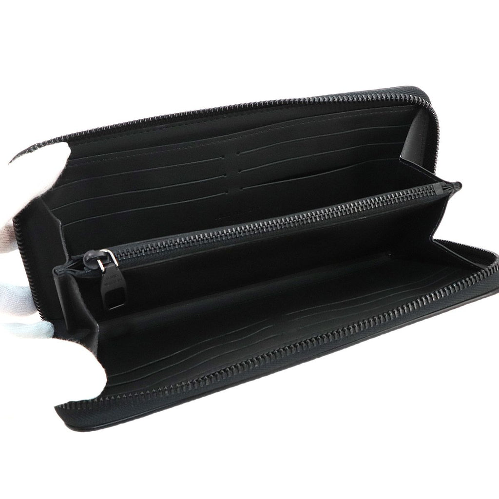 Louis Vuitton LV Aerogram Zippy Wallet Horizontal Noir Leather — view 6