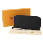Louis Vuitton LV Aerogram Zippy Wallet Horizontal Noir Leather — view 2
