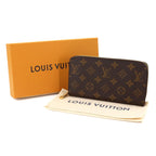Louis Vuitton Monogram Zippy Wallet Zip Around Brown — view 2