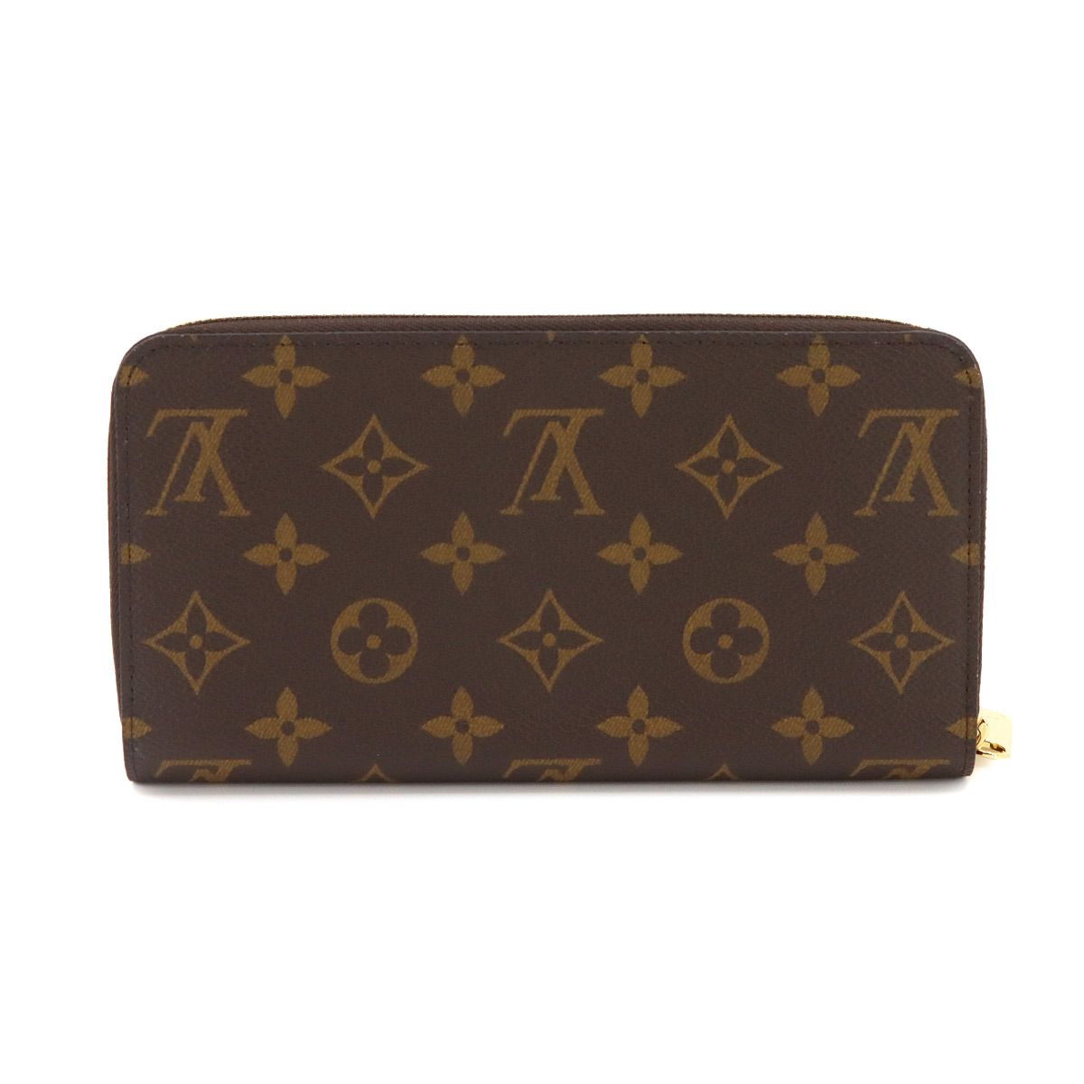 Louis Vuitton Monogram Zippy Wallet Zip Around Brown — view 3
