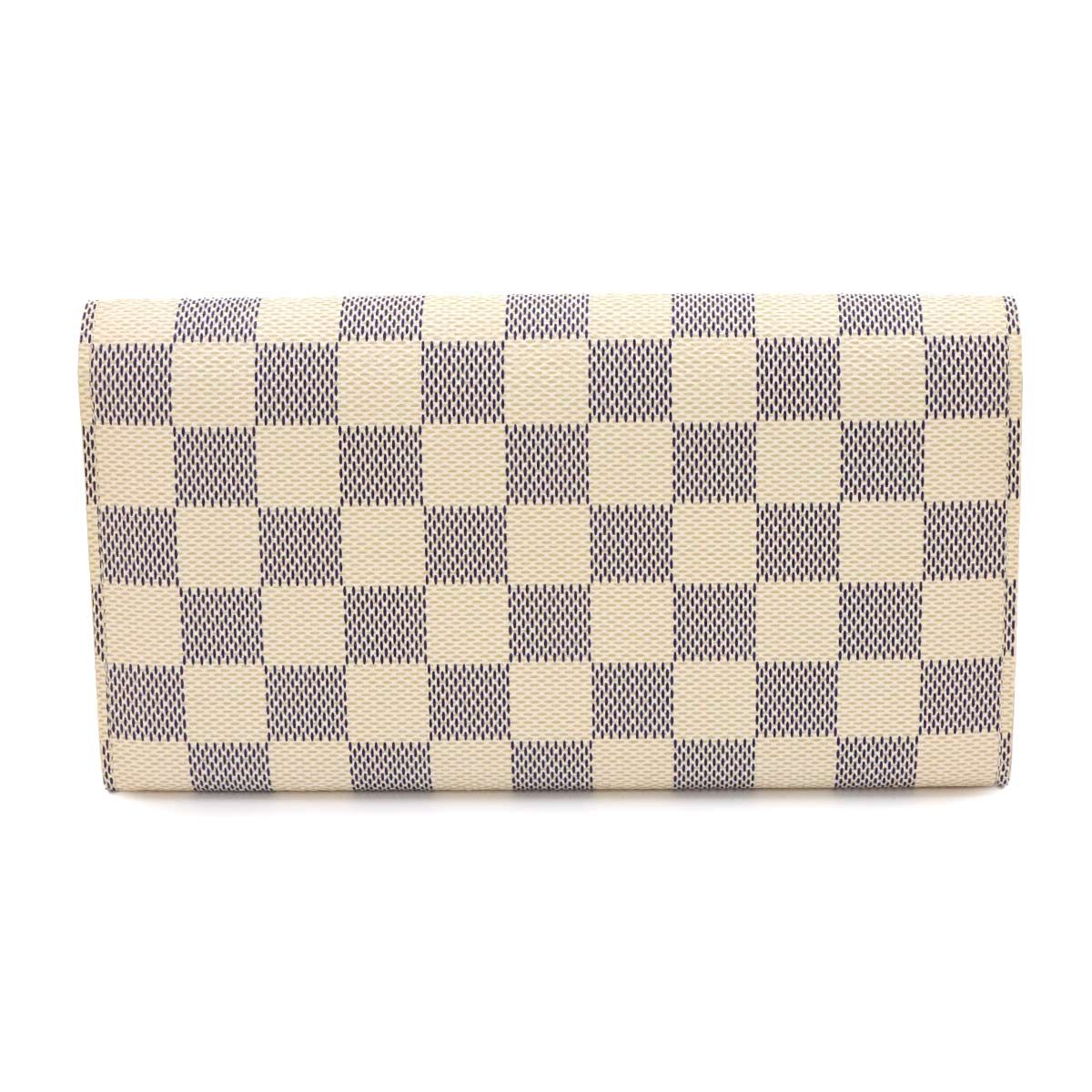 Louis Vuitton Damier Azur Portefeuille Sarah Bifold Wallet — view 3