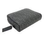 Fendi Zucca Clutch Pouch Gray — view 4