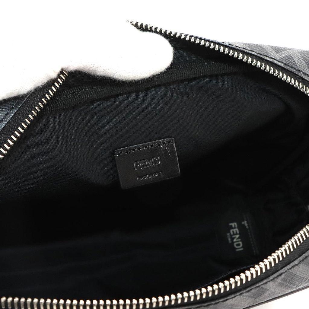 Fendi Zucca Clutch Pouch Gray — view 6